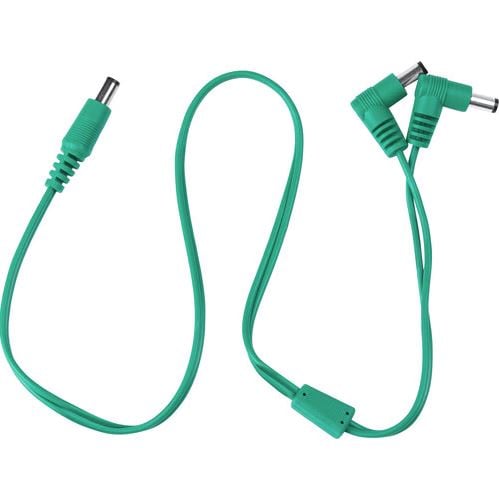 Gator Current Doubler Adapter Cable for Line 6 HX Effects/HX Stomp Pedals (Green) - Gator Cases, Inc.
