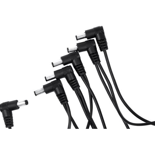 Gator 5-Output Daisy Chain Power Adapter Cable with Male Input Barrel Plug - Gator Cases, Inc.