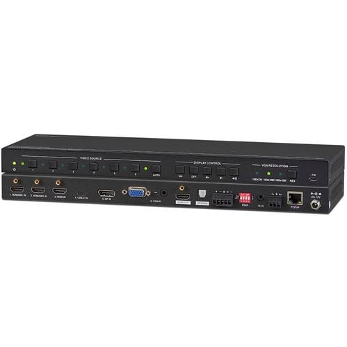 KanexPro HDSC61D-4K-B 6-Input Collaboration Switcher & Scaler with 4K HDMI Output - KanexPro