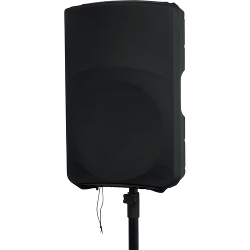 Gator Stretchy Speaker Cover for Select 15" Portable Speaker Cabinet (Black) - Gator Cases, Inc.