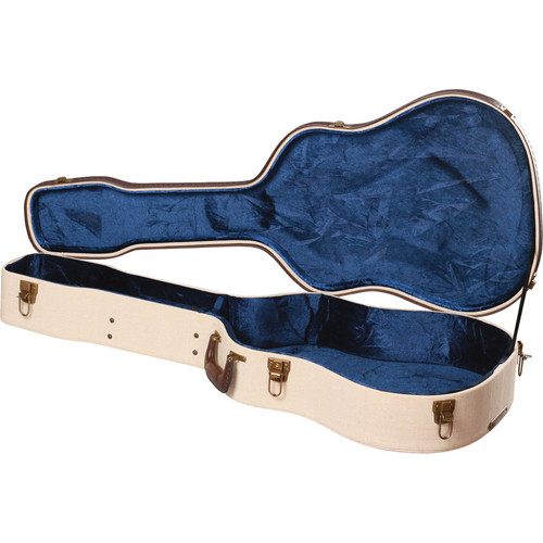Gator Journeyman Dreadnaught Acoustic Guitar Deluxe Wood Case (Beige) - Gator Cases, Inc.