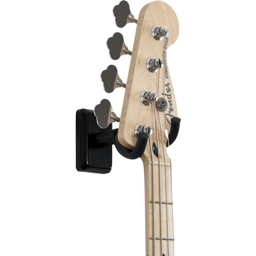 Gator Wall-Mounted Guitar Hanger with Black Mounting Plate - Gator Cases, Inc.