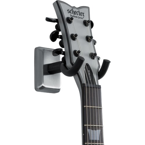 Gator Wall-Mounted Guitar Hanger with Chrome Mounting Plate - Gator Cases, Inc.