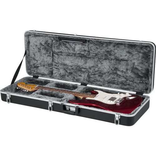 Gator GC-ELECTRIC-LED GC Series Deluxe Molded Case with Built-In LED Light for Electric Guitars (Black) - Gator Cases, Inc.