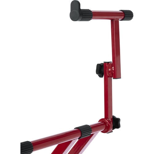 Gator Frameworks Deluxe 2-Tier X-Style Keyboard Stand (Red) - Gator Cases, Inc.