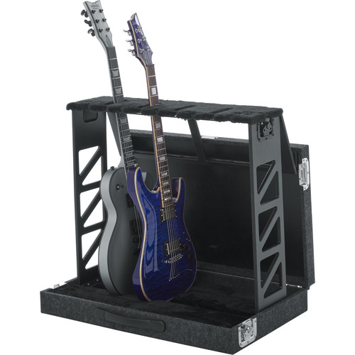 Gator Compact Rack Style 4 Guitar Stand That Folds Into Case - Gator Cases, Inc.