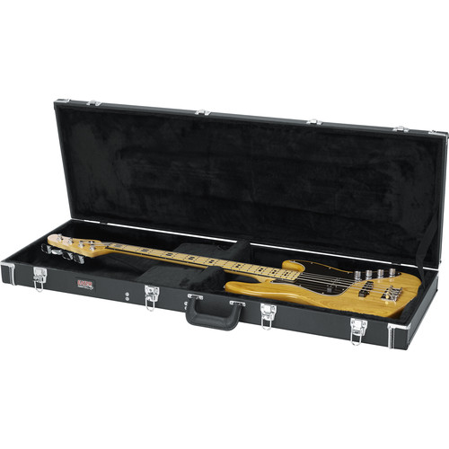 Gator GW-BASS Bass Guitar Deluxe Wood Case (Black) - Gator Cases, Inc.