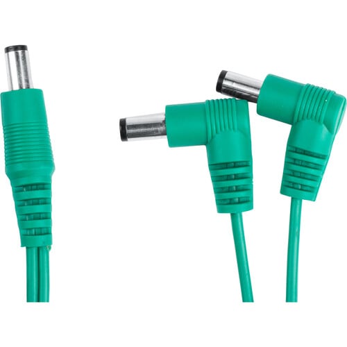 Gator Current Doubler Adapter Cable for Line 6 HX Effects/HX Stomp Pedals (Green) - Gator Cases, Inc.