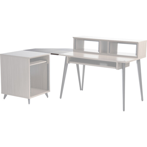 Gator Elite Series Furniture Desk Corner Section (Driftwood Gray) - Gator Cases, Inc.