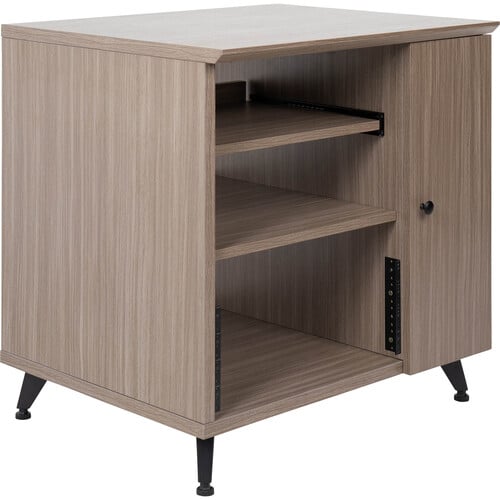 Gator Frameworks Elite Series Furniture Sidecar Rack Cabinet (Driftwood Gray) - Gator Cases, Inc.