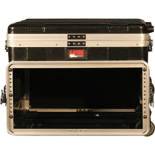 Gator GRC-Studio4GO-W ATA Style Case with Wheels for 4U Rack Mount Recording Device and a Laptop - Gator Cases, Inc.