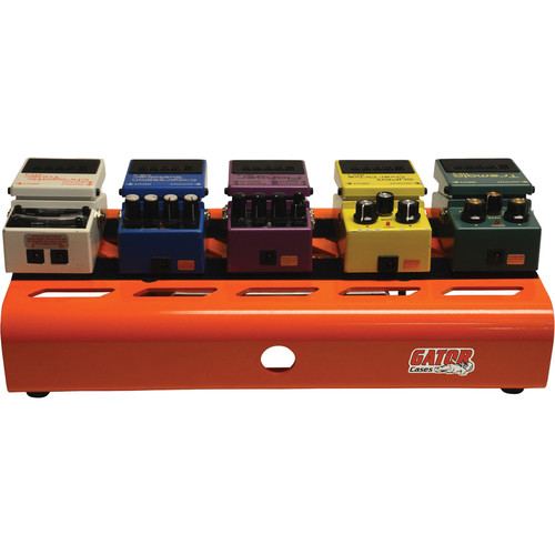 Gator Aluminum Pedalboard with Carry Case (Orange, Small) - Gator Cases, Inc.