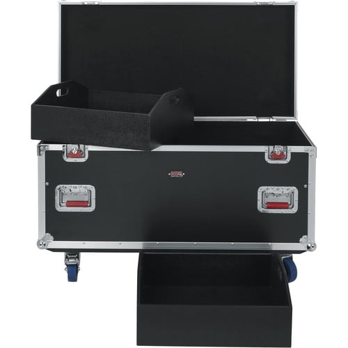 Gator G-Tour Series 12mm ATA Truck Pack Trunk with Casters and Dividers (45 x 22 x 27") - Gator Cases, Inc.