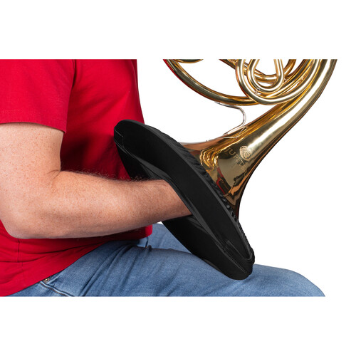 Gator Wind Instrument Double-Layer Bell Cover:Hand Access / French Horn Bell-11 to 13Diameter(Black) - Gator Cases, Inc.