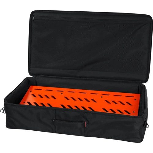 Gator Aluminum Pedalboard with Carry Case (Orange, Extra Large) - Gator Cases, Inc.