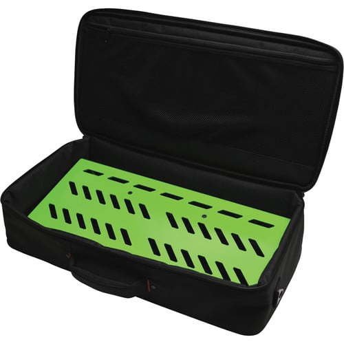Gator Aluminum Pedalboard with Carry Case (Green, Large) - Gator Cases, Inc.