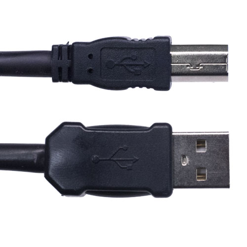 Covid P-USBAB-25ACT Active USB Cable, A Male to B Male, Plenum, 25ft - Covid, Inc.