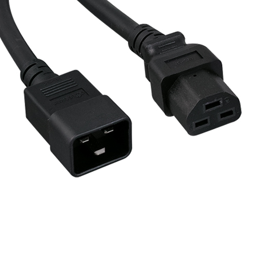 Covid PC-09-12-BLK-10 Power Cord, C20 to C21, 12 AWG, 10ft - Covid, Inc.