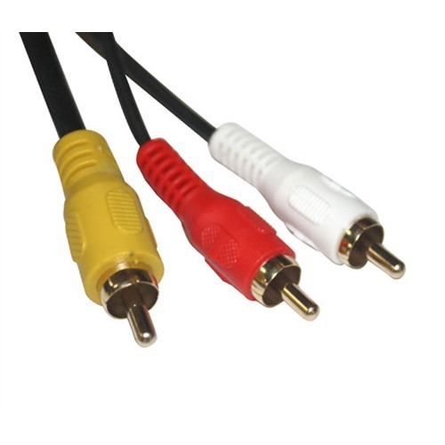 Covid VP-3RCA-3RCA-06 Composite Video and Stereo Audio Cable, 6ft - Covid, Inc.