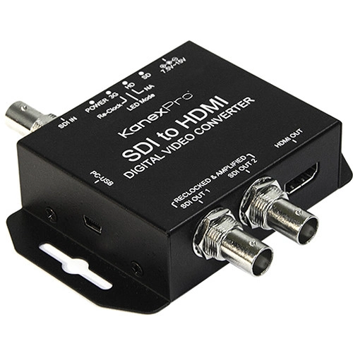 KanexPro SDI to HDMI & Dual SDI Converter with Signal EQ and Re-Clocking - KanexPro