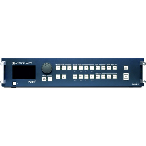 Analog Way PLS350-3G 8x1 3G/HD/SD-SDI Seamless Switcher/Mixer - Analog Way, Inc.