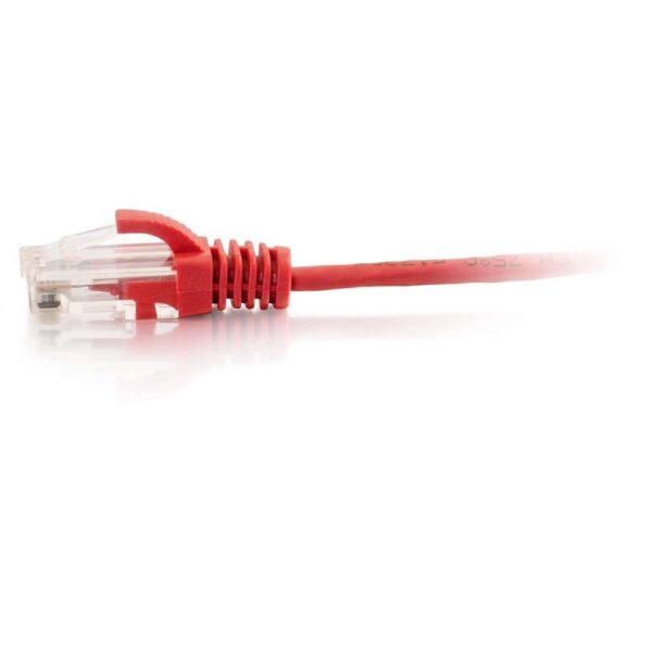 C2G 01169 10ft/3m Cat6 Cable UTP Slim 28awg Red - C2G