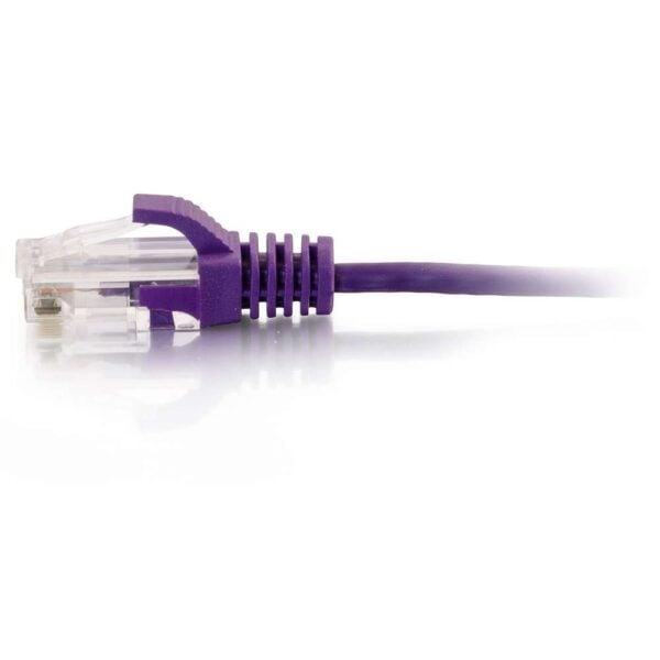 C2G 01184 10ft/3m Cat6 Cable UTP Slim 28awg Purple - C2G