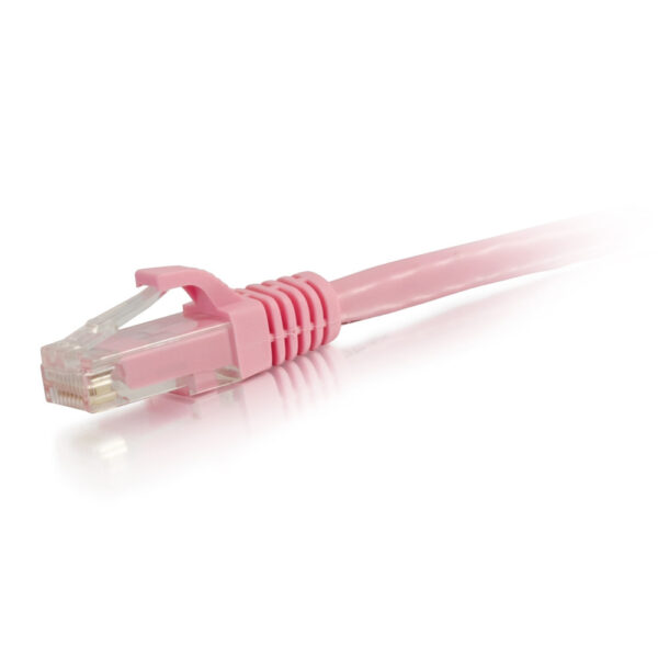 C2G 50862 8ft Cat6a Snagless Utp Cable-Pink - C2G