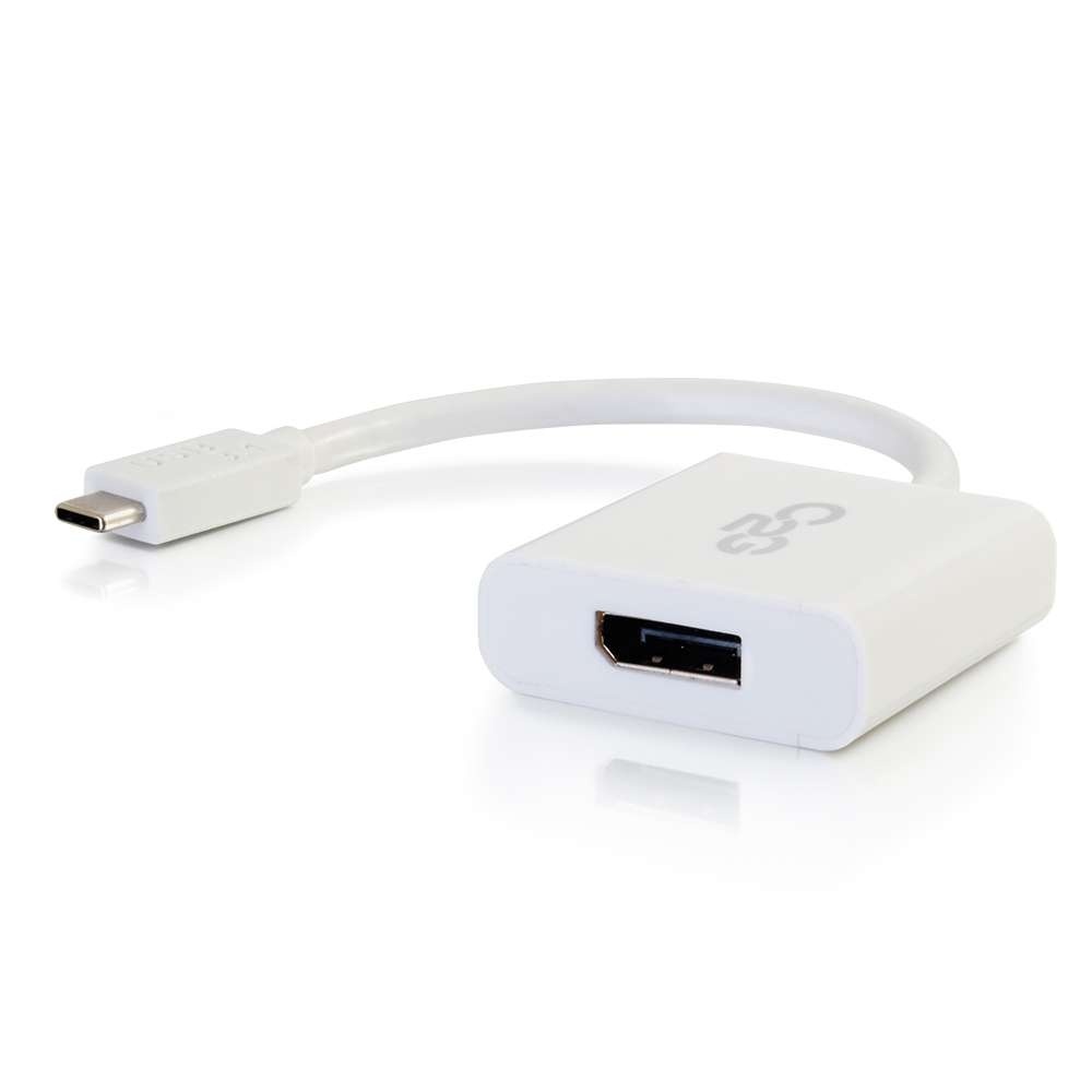 C2G C2G 29481 USB C To DisplayPort Adapter White - PSS Audiovisual