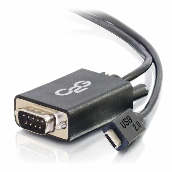 C2G 29470 USB-C to DB9 Serial RS232 Adapter Cable - C2G