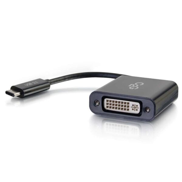C2G 29483 USB-C to DVI Adapter Black - C2G