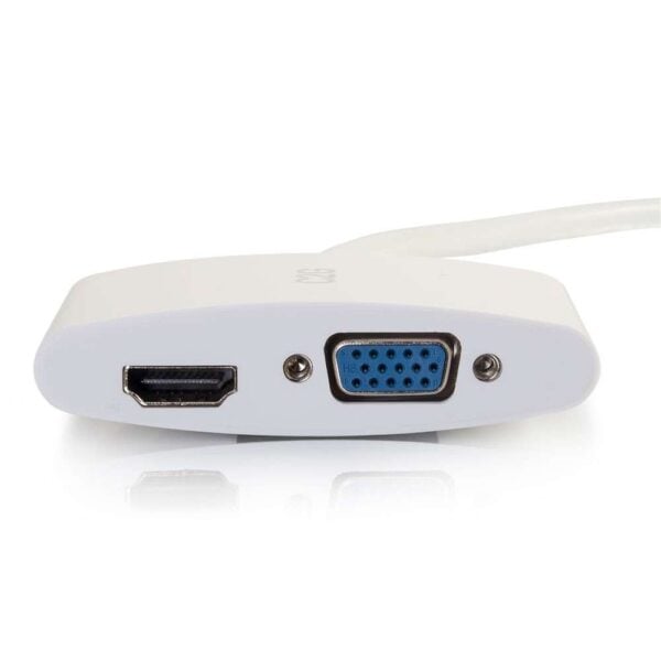 C2G 28272 MiniDisplayPort to HDMI/VGA Adapter White - C2G