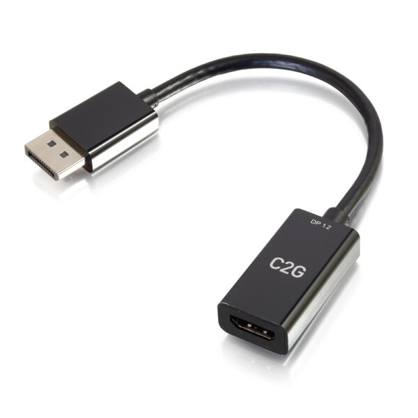 C2G 54431 8in DP to HDMI 4K Passive Black - C2G