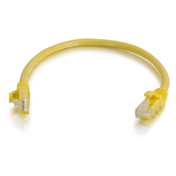 C2G 50740 6in Cat6a Snagless Utp Cable-Yellow - C2G