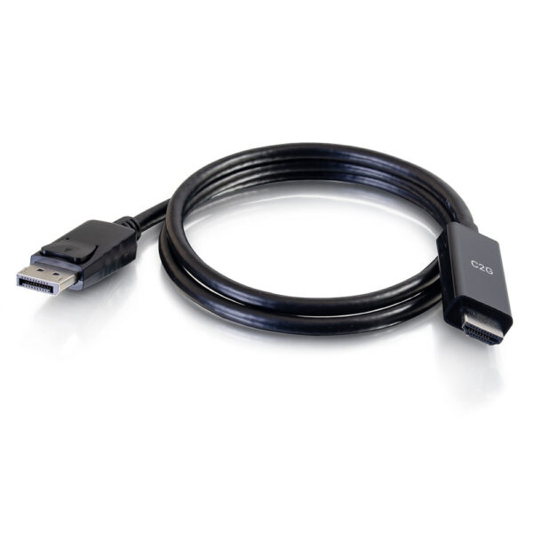 C2G 50194 6ft DisplayPort to HDMI Cable 4K Black - C2G