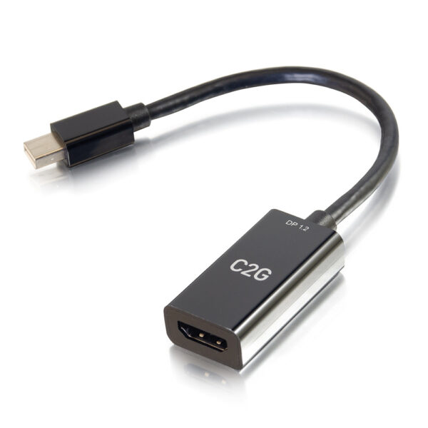 C2G 54430 8in mDP to HDMI 4K Passive Black - C2G
