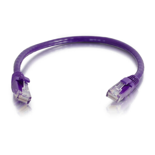 C2G 50816 6in Cat6a Snagless Utp Cable-Purple - C2G