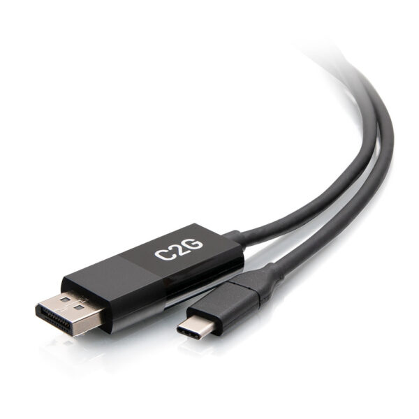 C2G C2G54475 6ft USB-C to 4k60Hz DisplayPort Black - C2G