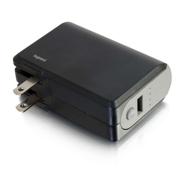 C2G 20275 1 Port USB Wall Charger with Power Bank - C2G