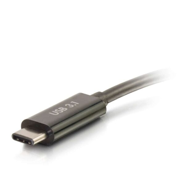 C2G 29533 USB-C to VGA and USB-C Charging Black - C2G