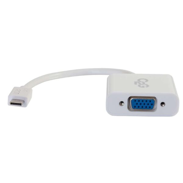 C2G 29472 USB C to VGA Video Adapter White - C2G