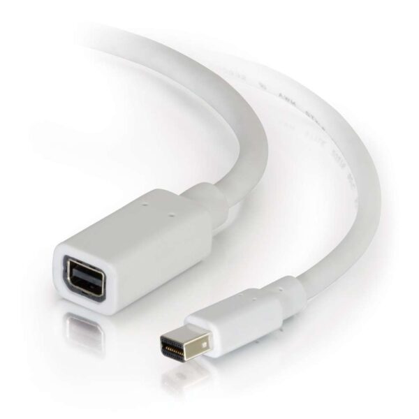 C2G 54415 10ft C2G Mini DisplayPort Cable M/F WH - C2G