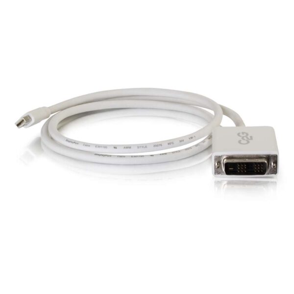C2G 54338 6ft C2G Mini DisplayPort M to DVI M White - C2G