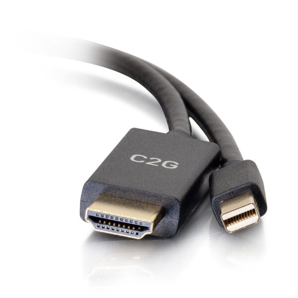 C2G 54435 3ft mDP to HDMI Cable 4K Passive Black - C2G