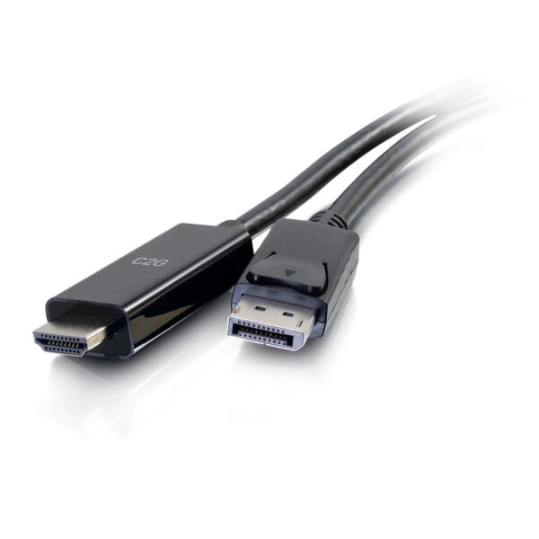C2G 50193 3ft DisplayPort to HDMI Cable 4K Black - C2G