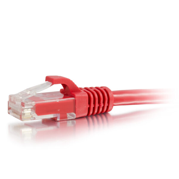 C2G 50815 50ft Cat6a Snagless Utp Cable-Red - C2G