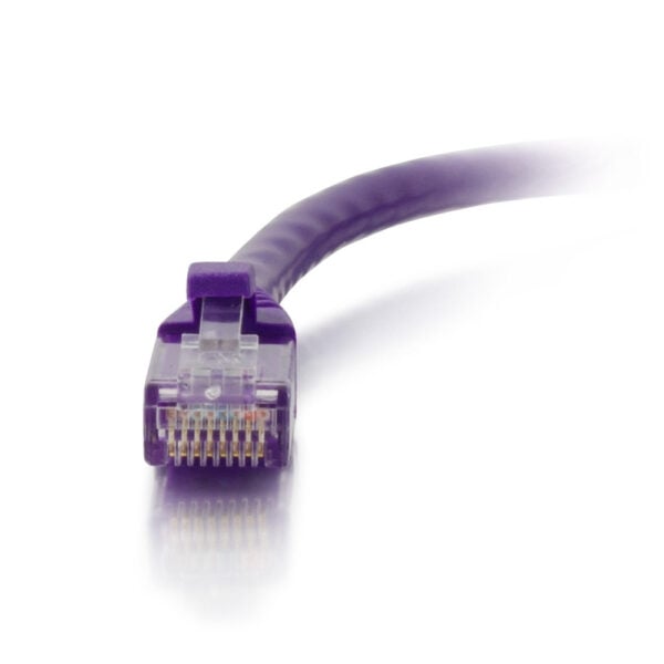 C2G 50818 2ft Cat6a Snagless Utp Cable-Purple - C2G