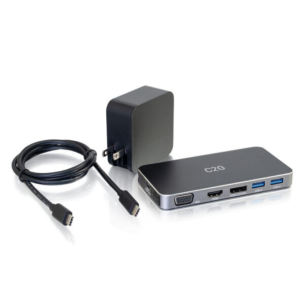 C2G 54439 USB C Docking Station MST HDMI/DP/VGA - C2G