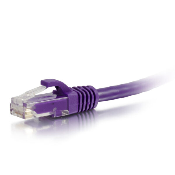 C2G 50817 1ft Cat6a Snagless Utp Cable-Purple - C2G