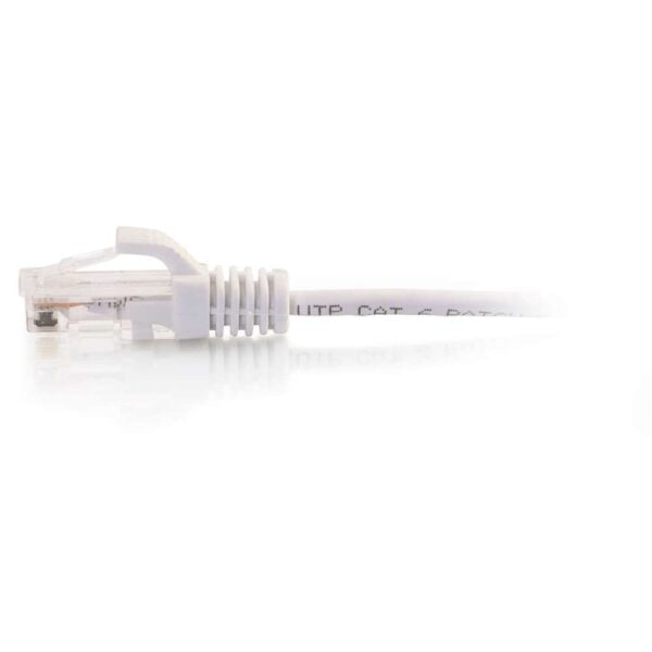 C2G 01187 5ft/1.5m Cat6 Cable UTP Slim 28awg White - C2G